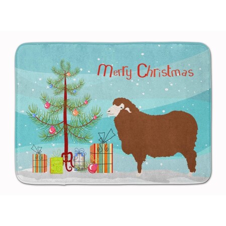 Carolines Treasures Merino Sheep Christmas Machine Washable Memory Foam Mat BB9348RUG